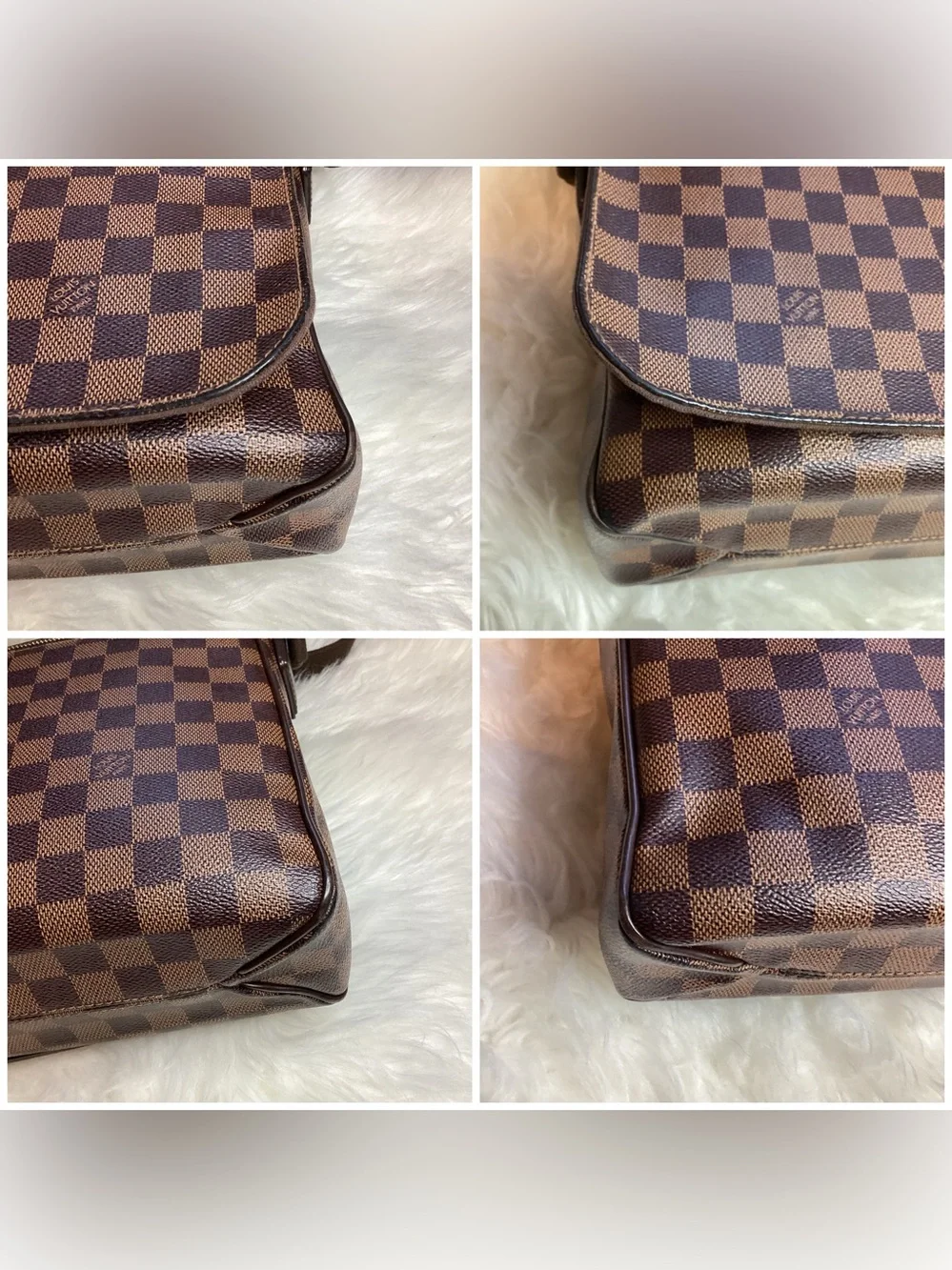 Louis Vuitton Damier Ebene District MM messenger bag.